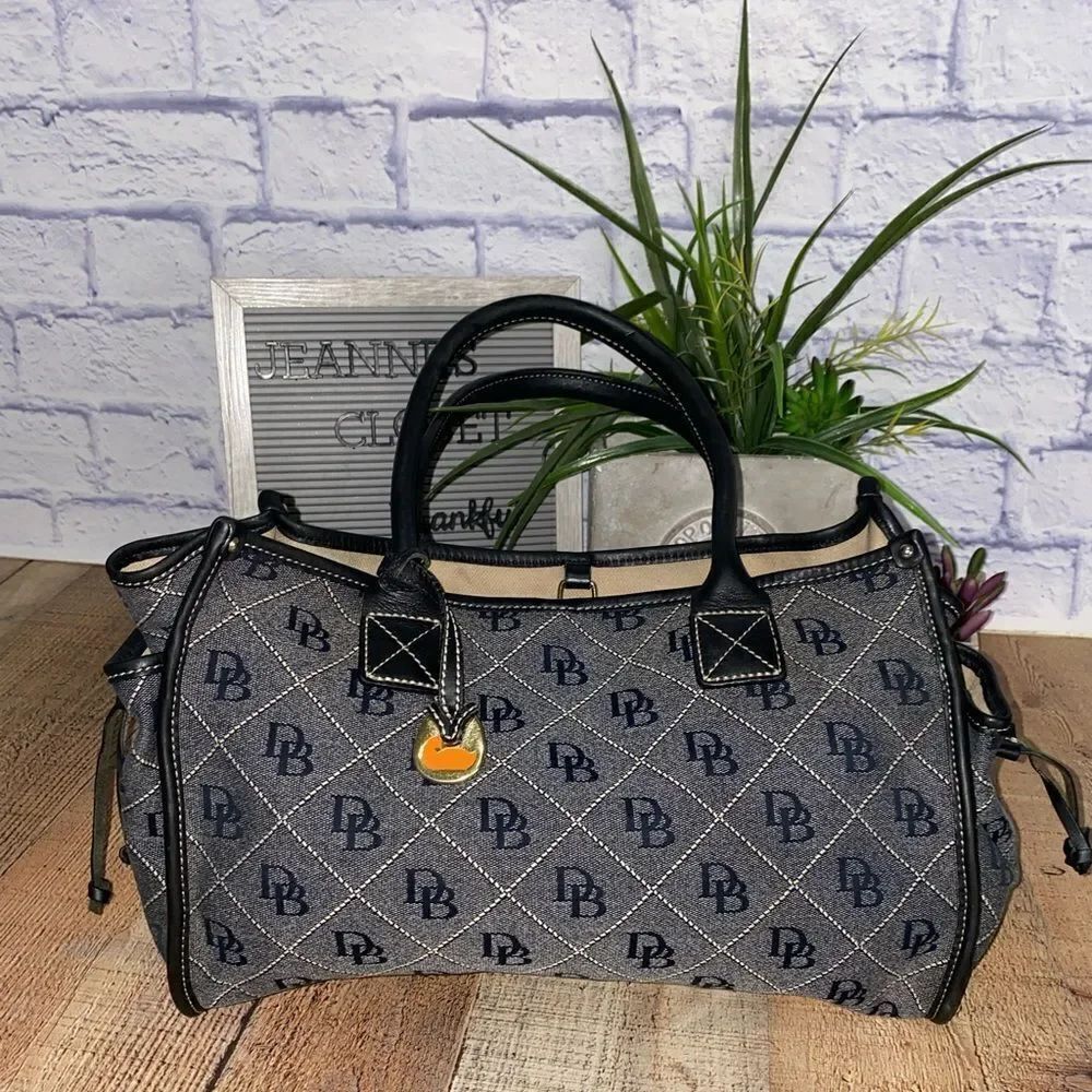 Dooney & Bourke Canvas Signature Duffle purse